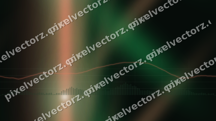 Nahtloser Neon Diagramm Hintergrund in Grün und Rot