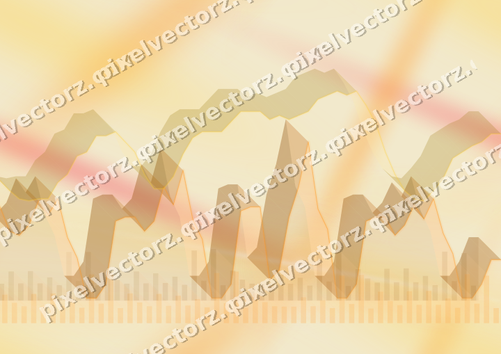 Nahtloser Pastell Diagramm Hintergrund in Orange und Bernstein