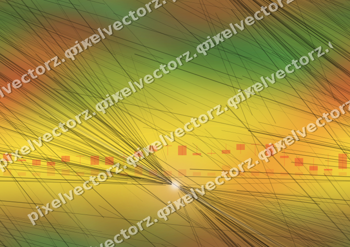 Nahtloser Neon Diagramm Hintergrund in Rot und Orange