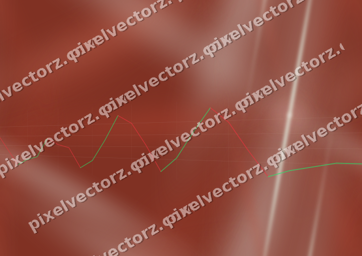 Nahtloser Neon Diagramm Hintergrund in Rot und Orange