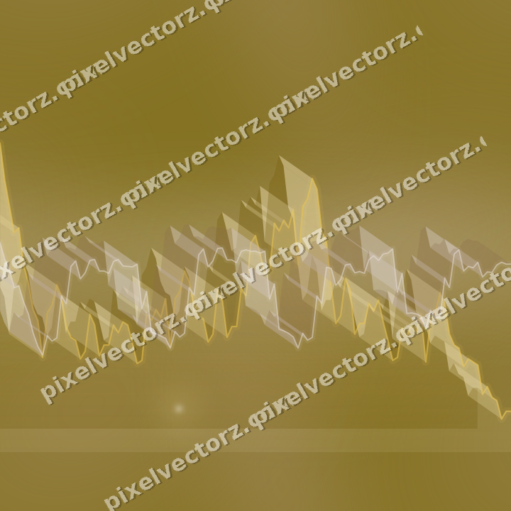 Nahtloser Neon Diagramm Hintergrund in Bernstein und Blassorange