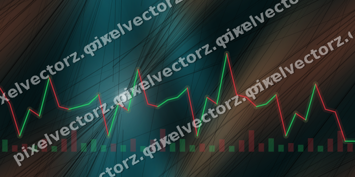 Nahtloser Neon Diagramm Hintergrund in Petrol und Orange