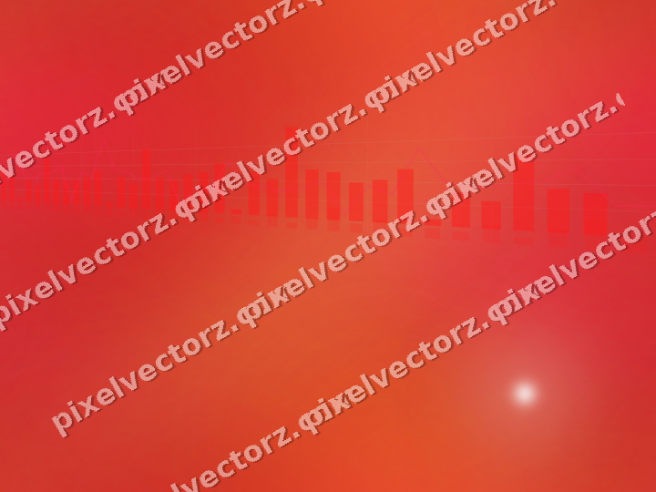 Nahtloser Neon Diagramm Hintergrund in Rot und Orange