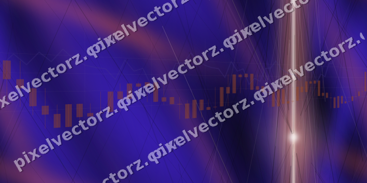 Nahtloser Neon Diagramm Hintergrund in Orange und Blau