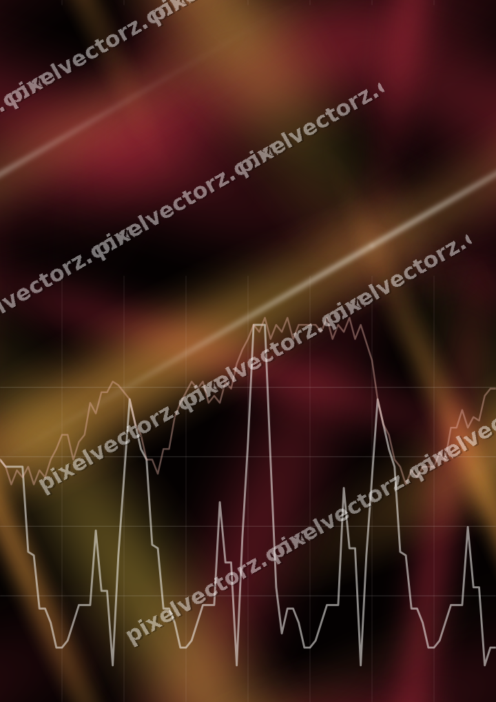Nahtloser Neon Diagramm Hintergrund in Orange und Bernstein