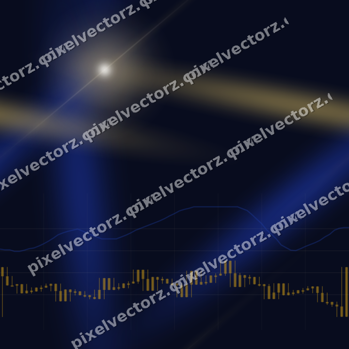 Nahtloser Neon Diagramm Hintergrund in Bernstein und Blau