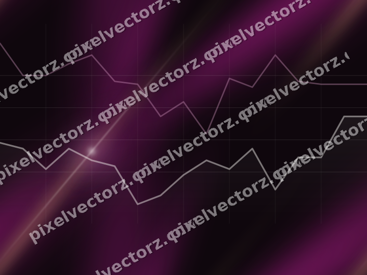 Nahtloser Neon Diagramm Hintergrund in Magenta und Bernstein
