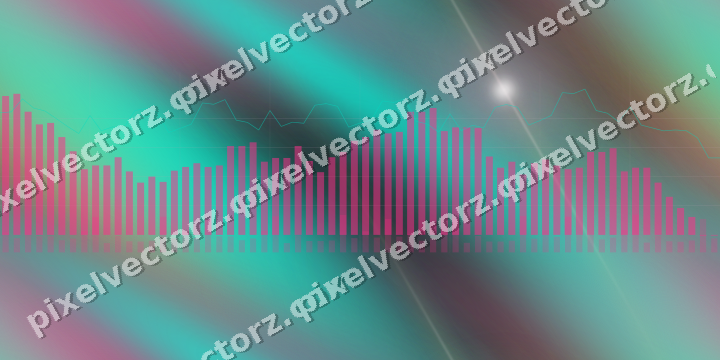 Nahtloser Neon Diagramm Hintergrund in Rosa und Orange