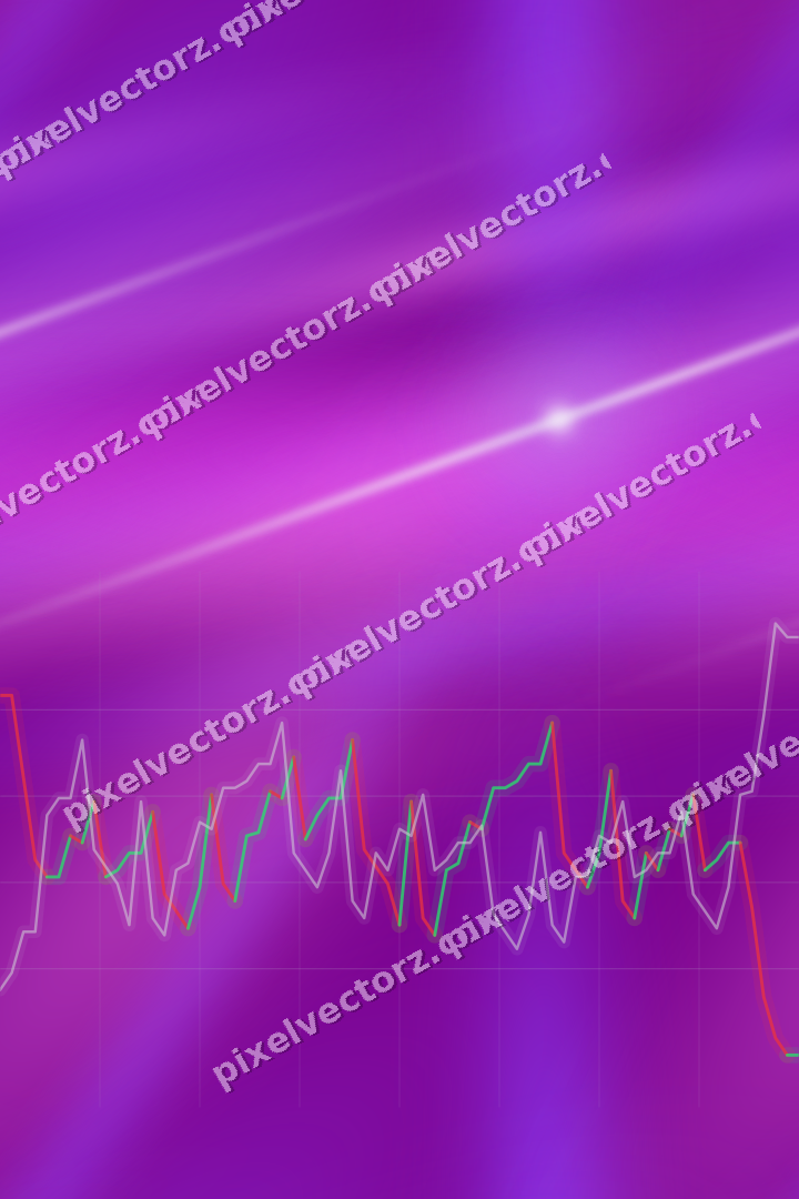 Nahtloser Neon Diagramm Hintergrund in Violett und Blau