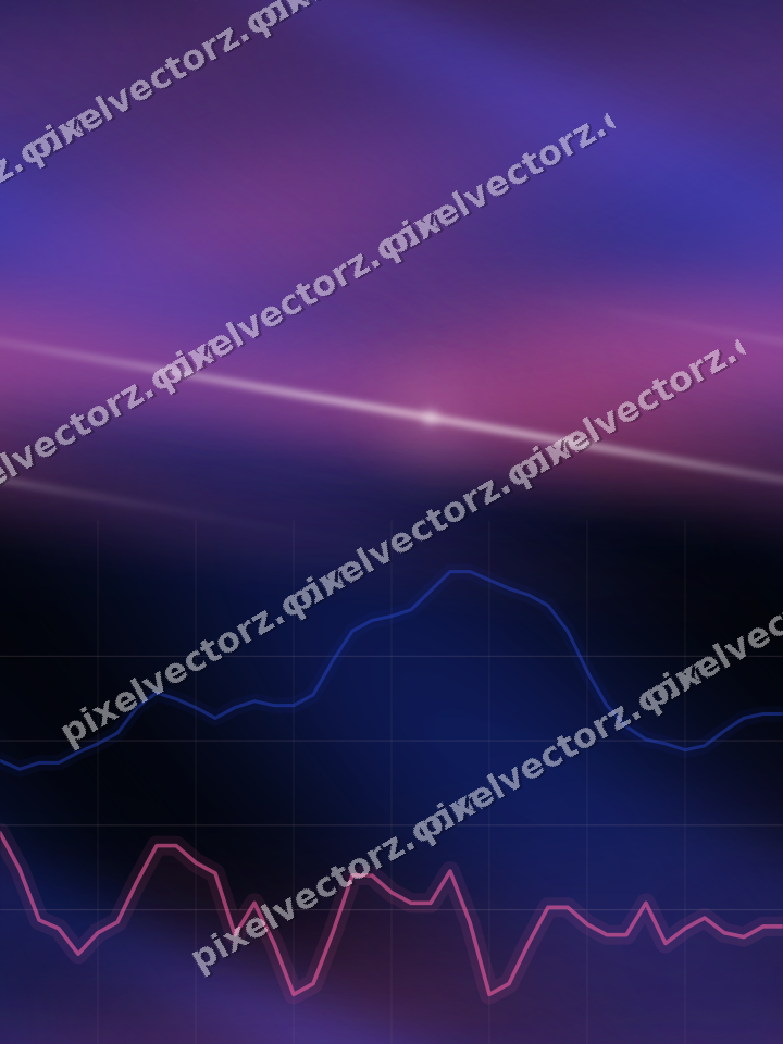 Nahtloser Neon Diagramm Hintergrund in Rosa und Blau