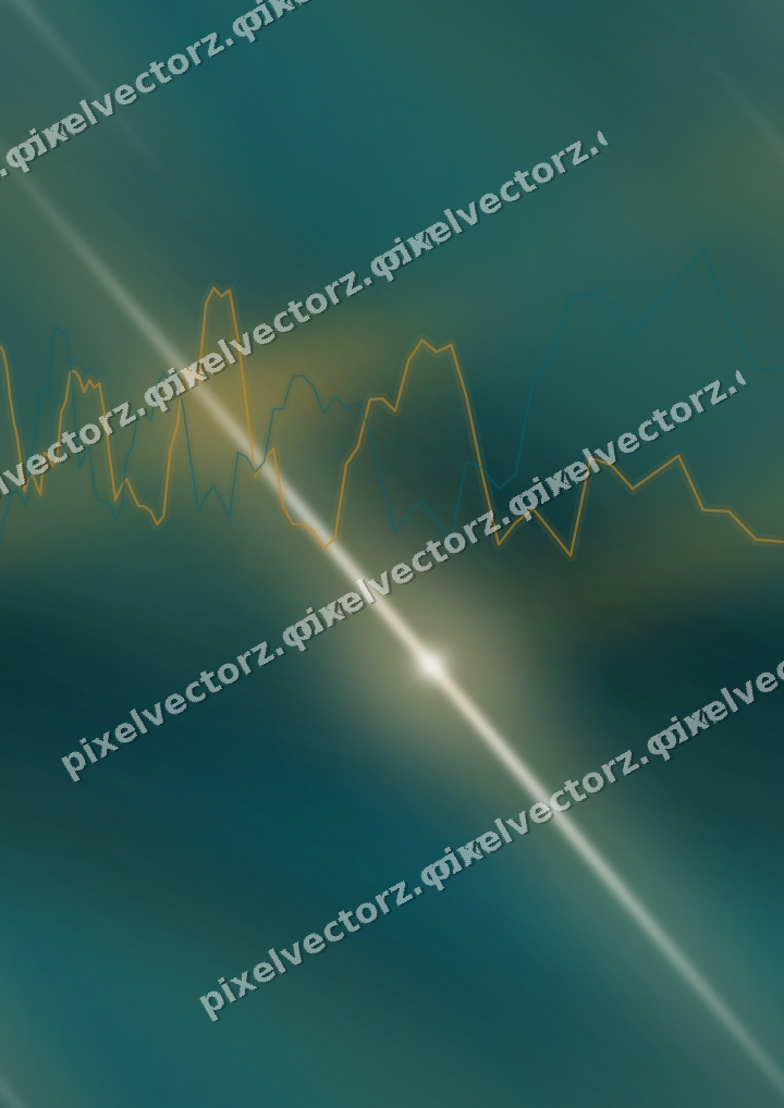Nahtloser Neon Diagramm Hintergrund in Bernstein und Dunkelpetrol