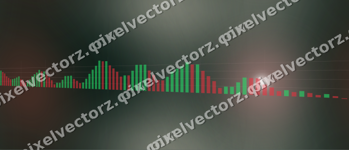 Nahtloser Neon Diagramm Hintergrund in Dunkelrot und Dunkelgrün