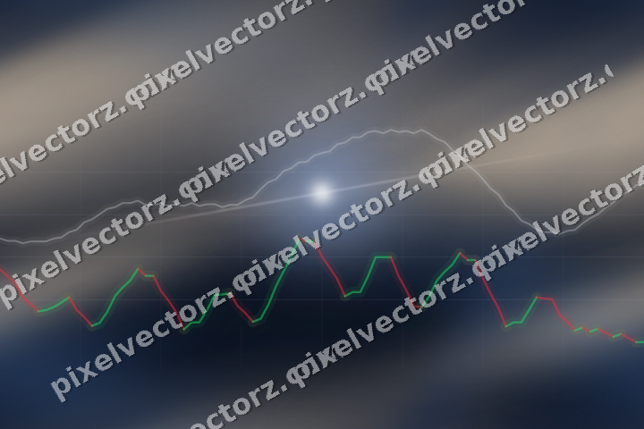 Nahtloser Neon Diagramm Hintergrund in Dunkelblau und Rot