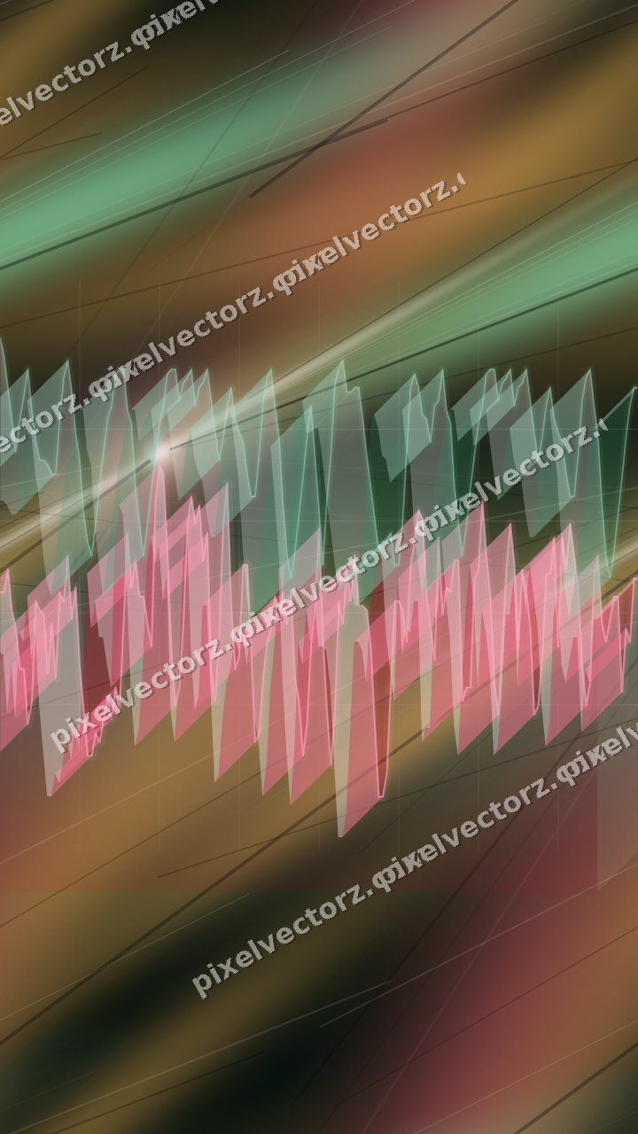 Nahtloser Neon Diagramm Hintergrund in Rosa und Bernstein
