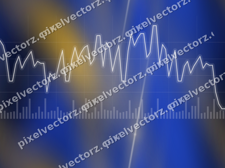 Nahtloser Neon Diagramm Hintergrund in Bernstein und Blau