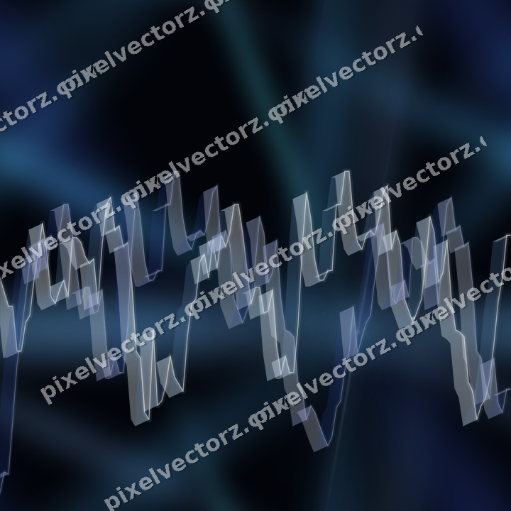 Nahtloser Neon Diagramm Hintergrund in Türkis und Blau