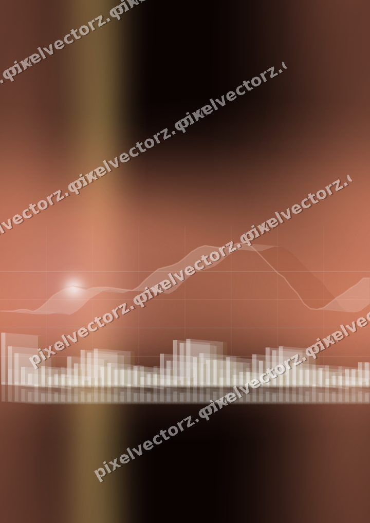 Nahtloser Neon Diagramm Hintergrund in Rot und Orange