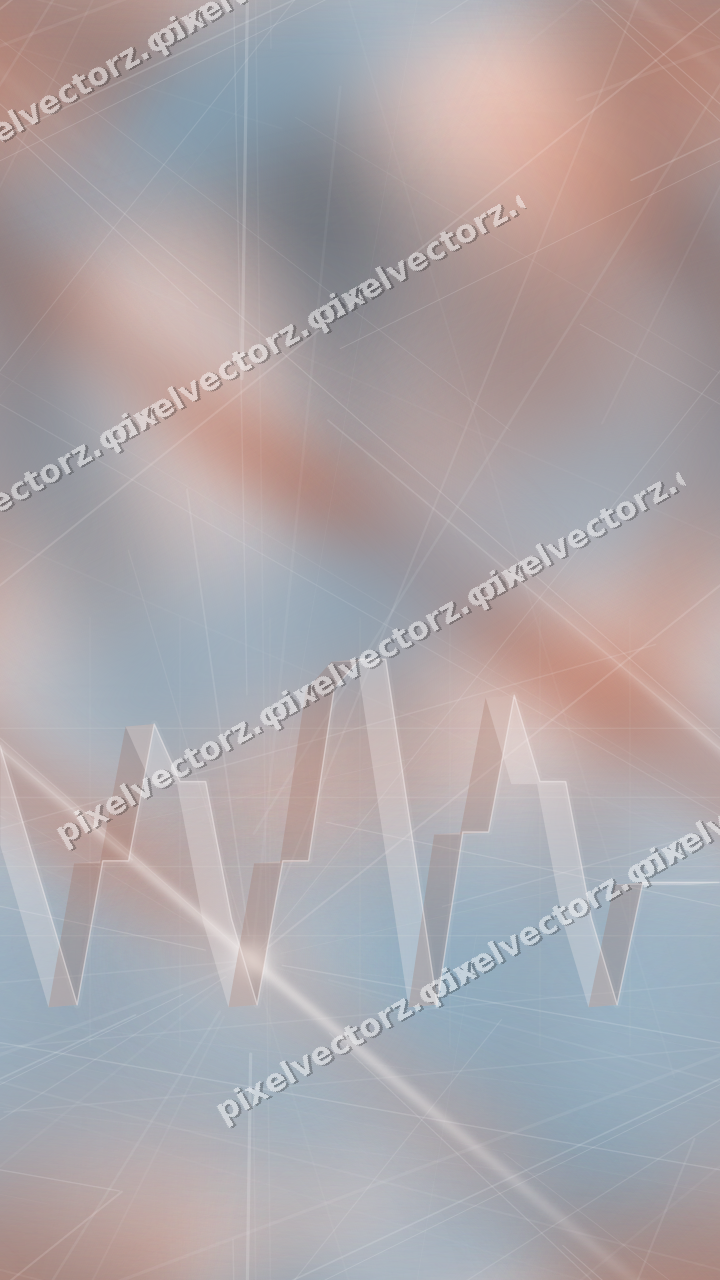 Nahtloser Pastell Diagramm Hintergrund in Orange und Türkis
