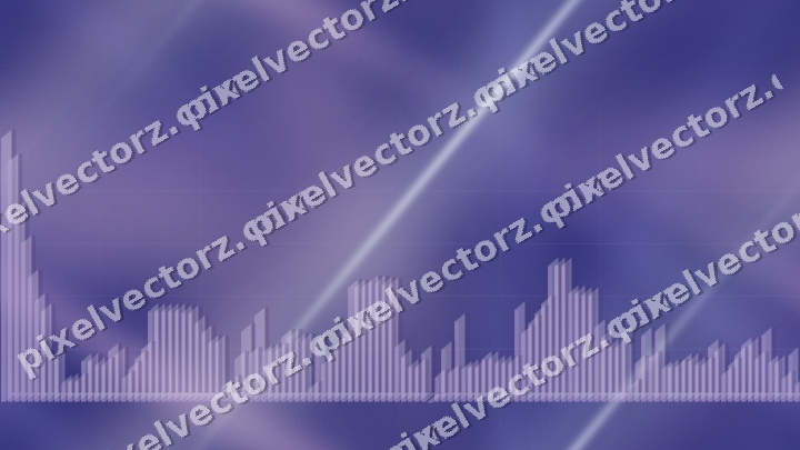 Nahtloser Neon Diagramm Hintergrund in Violett und Blau