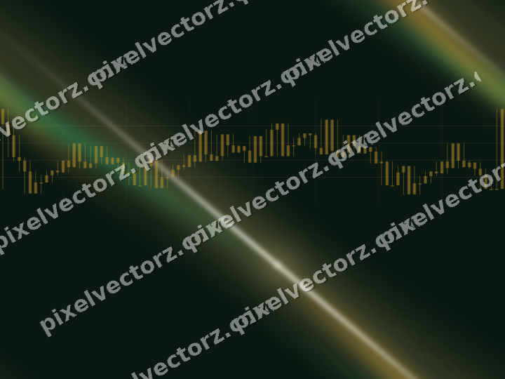 Nahtloser Neon Diagramm Hintergrund in Bernstein und Grün