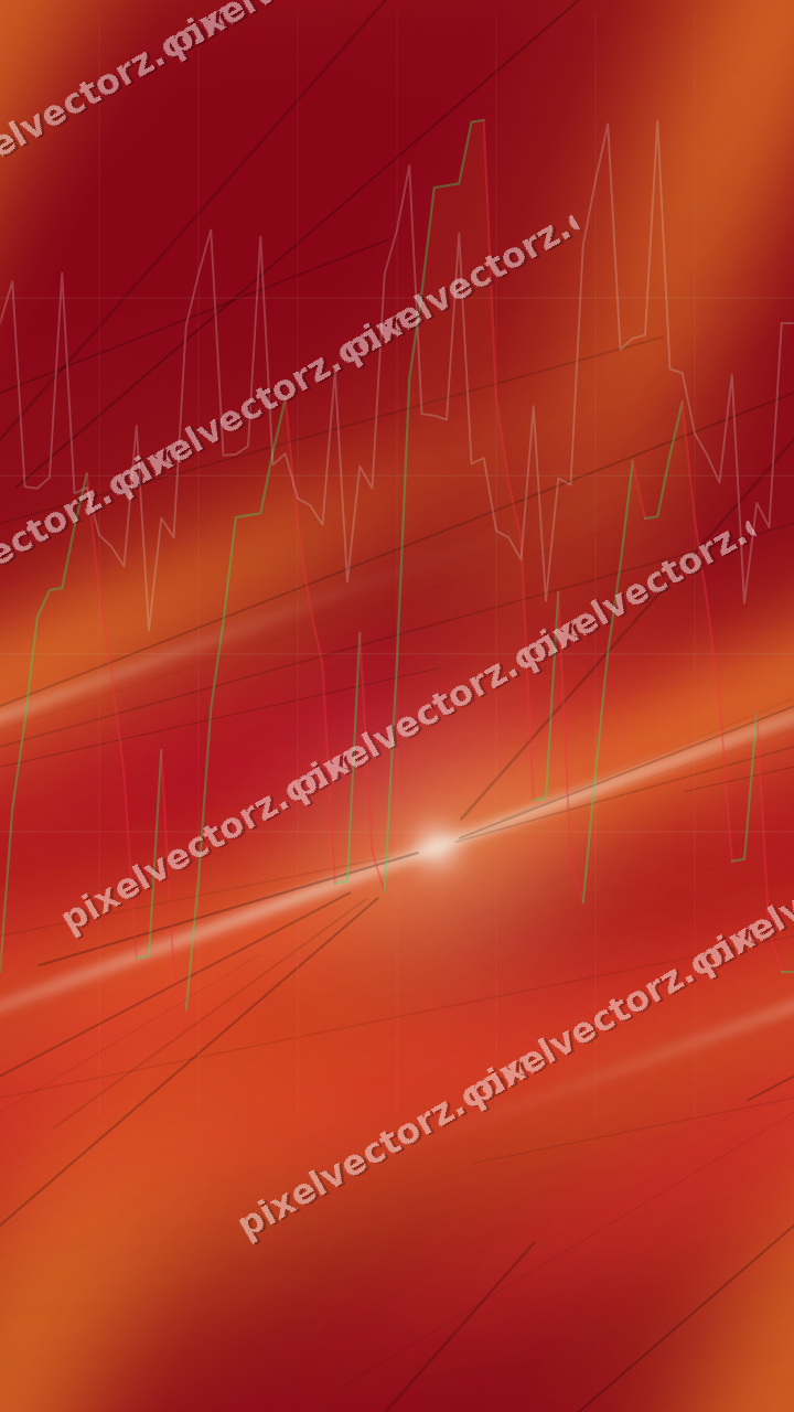 Nahtloser Neon Diagramm Hintergrund in Orange und Bernstein