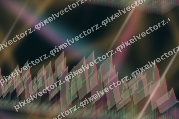 Nahtloser Neon Diagramm Hintergrund in Rosa und Türkis