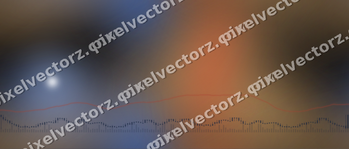 Nahtloser Neon Diagramm Hintergrund in Blau und Rot