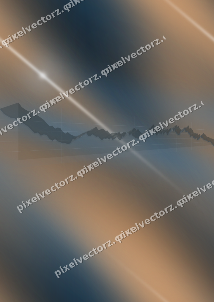 Nahtloser Neon Diagramm Hintergrund in Blau und Orange