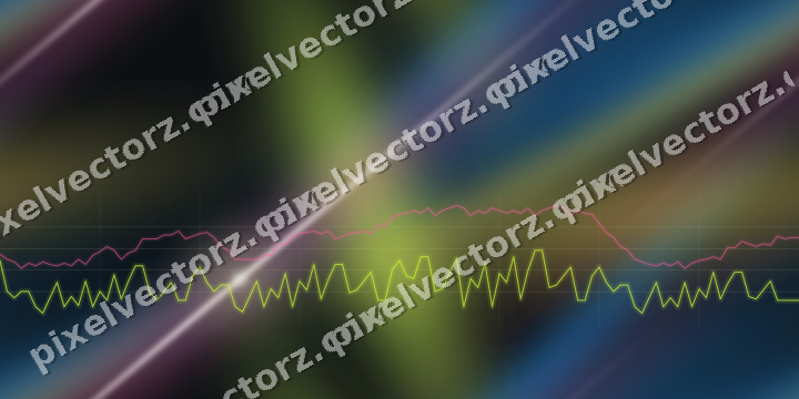 Nahtloser Neon Diagramm Hintergrund in Limette und Bernstein