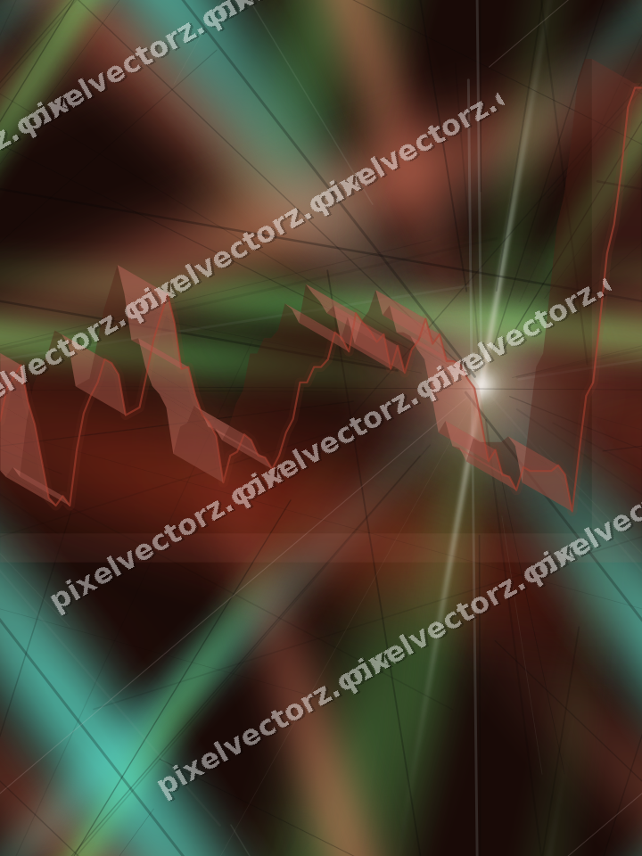 Nahtloser Neon Diagramm Hintergrund in Rot und Orange