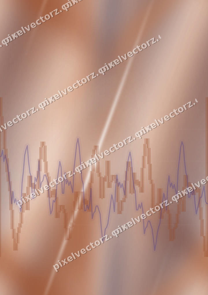 Nahtloser Pastell Diagramm Hintergrund in Orange und Blau