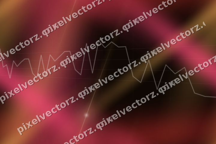 Nahtloser Neon Diagramm Hintergrund in Rot und Orange