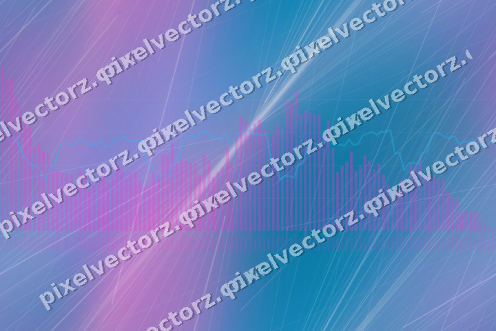 Nahtloser Neon Diagramm Hintergrund in Magenta und Violett