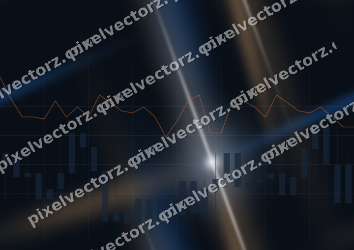 Nahtloser Neon Diagramm Hintergrund in Blau und Orange