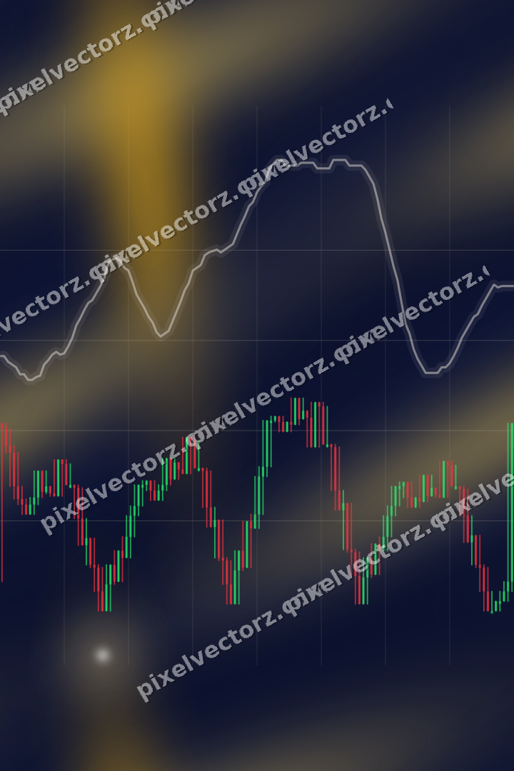 Nahtloser Neon Diagramm Hintergrund in Bernstein und Blau