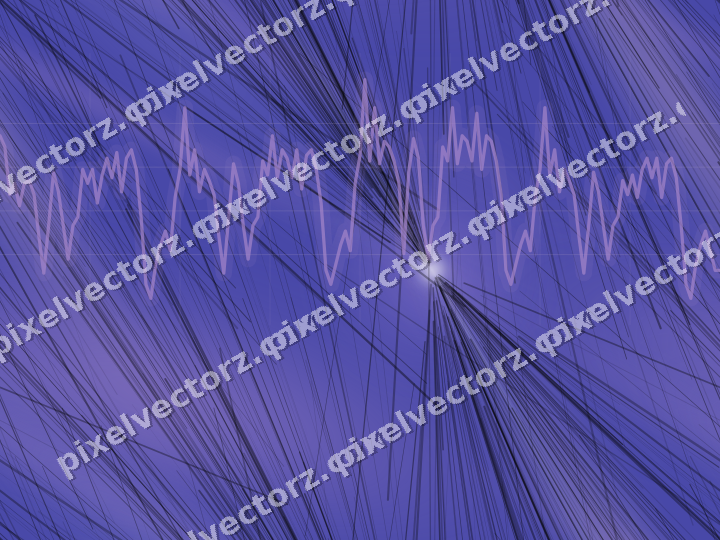 Nahtloser Neon Diagramm Hintergrund in Violett und Blau