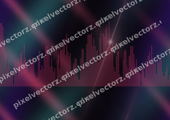 Nahtloser Neon Diagramm Hintergrund in Rosa und Bernstein