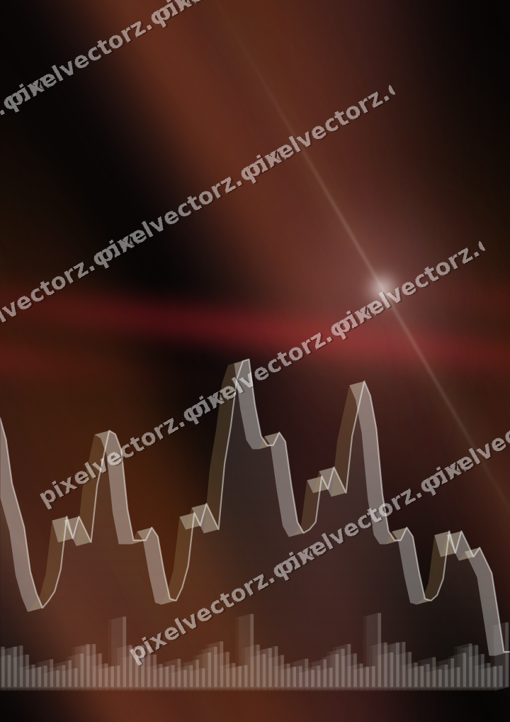 Nahtloser Neon Diagramm Hintergrund in Rot und Bernstein