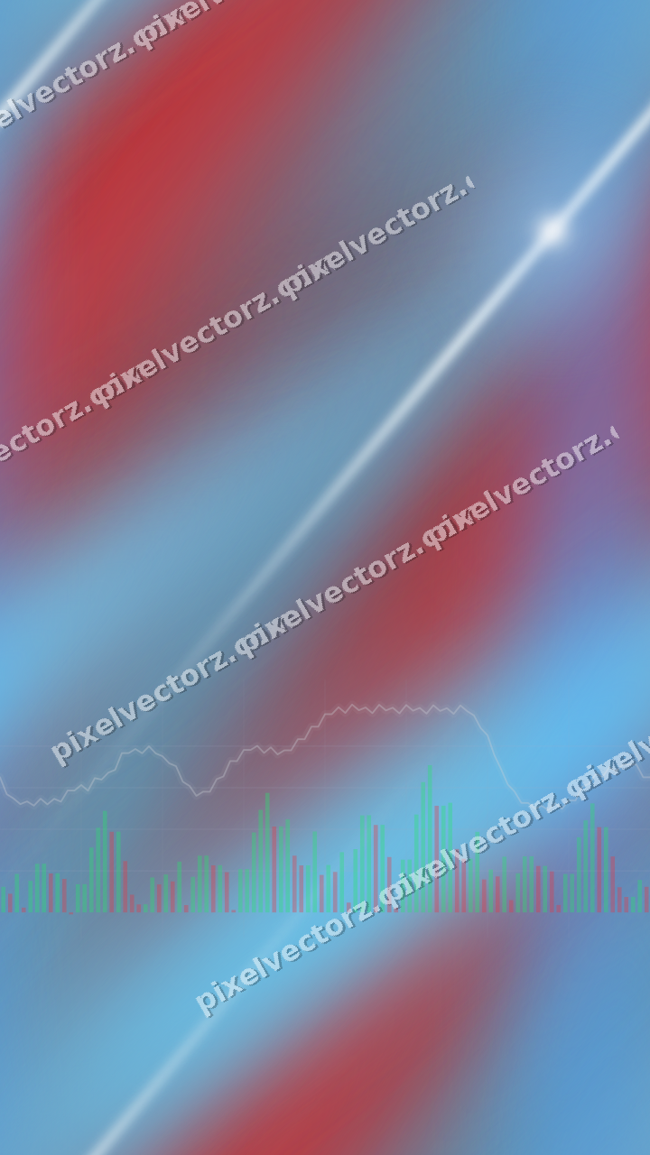 Nahtloser Neon Diagramm Hintergrund in Blau und Rot
