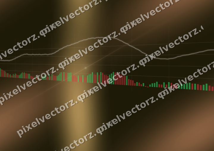 Nahtloser Neon Diagramm Hintergrund in Bernstein und Orange