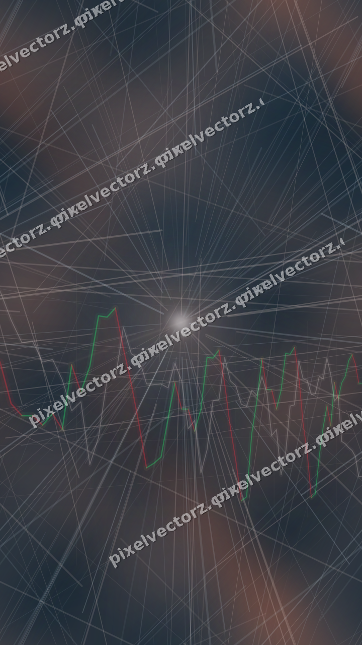 Nahtloser Neon Diagramm Hintergrund in Orange und Türkis