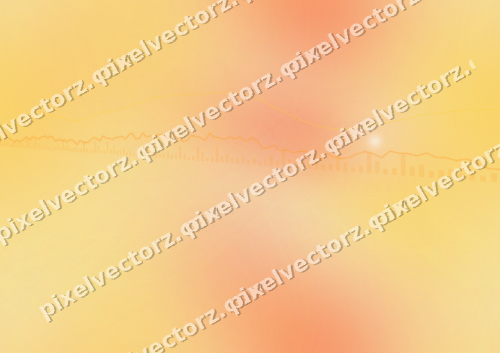 Nahtloser Pastell Diagramm Hintergrund in Orange und Bernstein