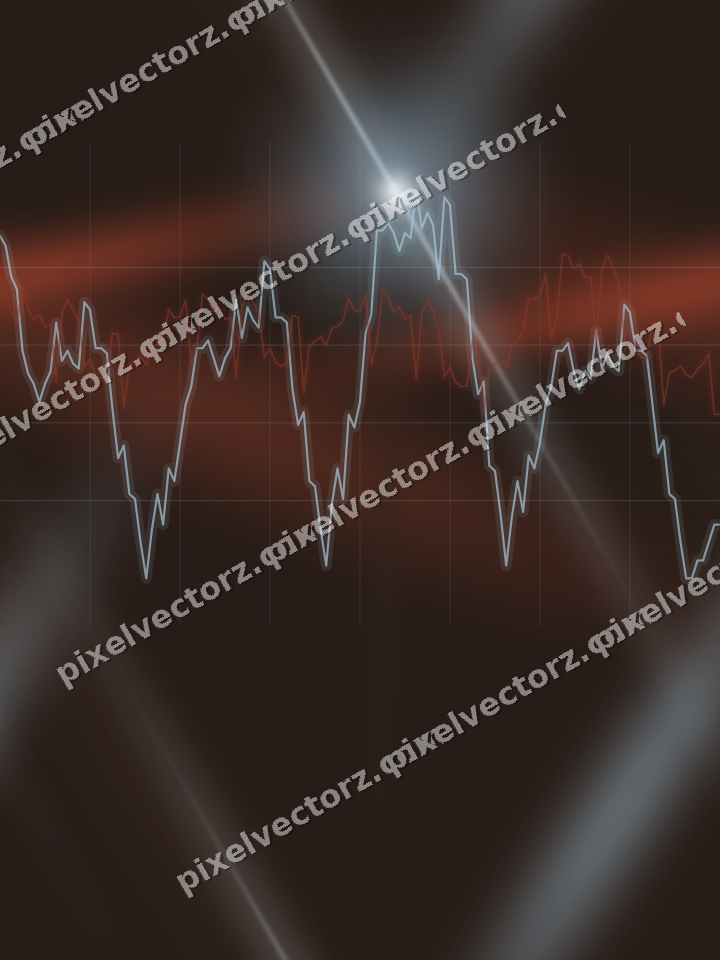 Nahtloser Neon Diagramm Hintergrund in Türkis und Rot