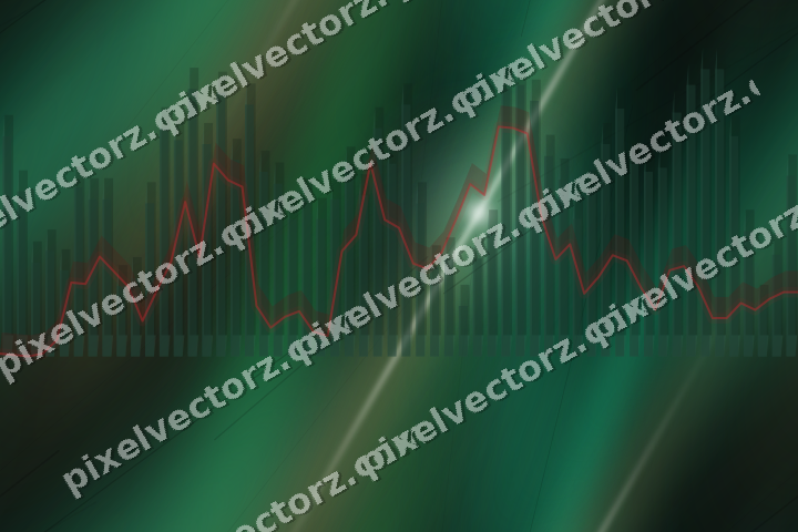 Nahtloser Neon Diagramm Hintergrund in Grün und Rot