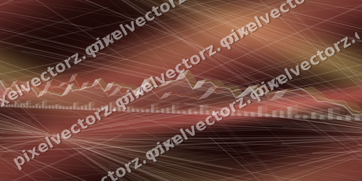Nahtloser Neon Diagramm Hintergrund in Rot und Orange