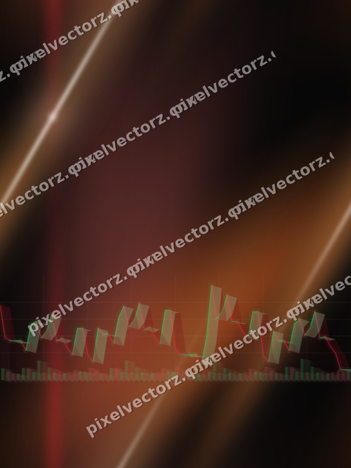 Nahtloser Neon Diagramm Hintergrund in Rot und Bernstein
