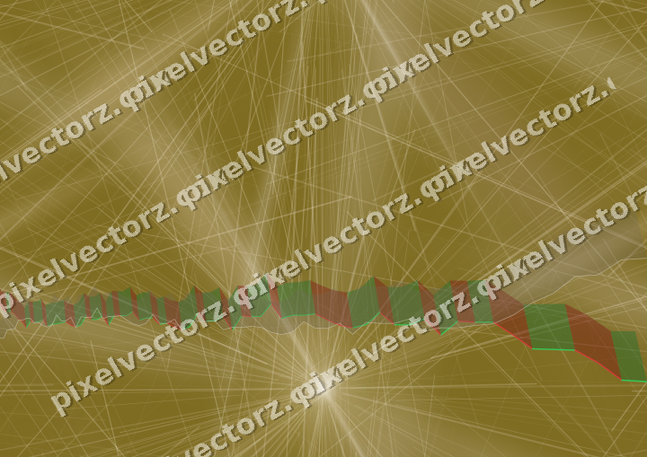 Nahtloser Neon Diagramm Hintergrund in Bernstein und Blassorange