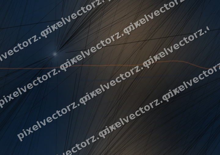 Nahtloser Neon Diagramm Hintergrund in Blau und Orange