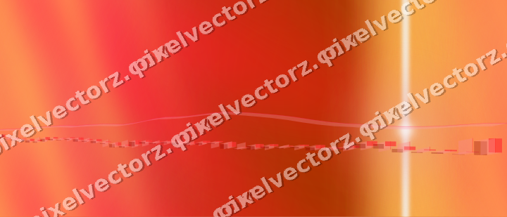Nahtloser Neon Diagramm Hintergrund in Rot und Orange