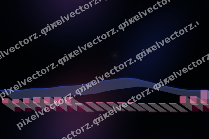 Nahtloser Neon Diagramm Hintergrund in Rosa und Blau